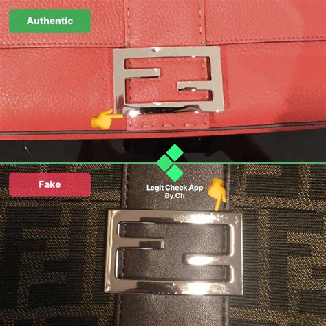 fake fendi vs real fendi|How To Spot A Real Fendi Logo Bag .